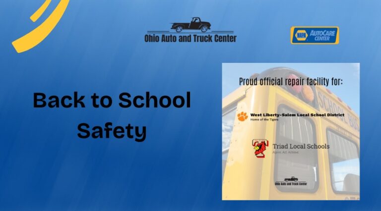 back of a school bus